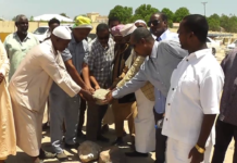 BERBERA, Wasiirka Diinta iyo Awqaafta oo dhagax dhigay masjid hal dabaq ah