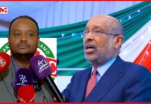 Pro. Axmed Ismaacil Samatarow Inaad na xidh-xidho maaha oo…” Gudoomiye Abubukar Xaamud Jibriil.