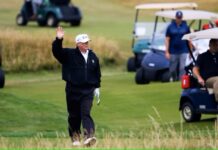 Trump oo dil ka badbaaday isagoo jooga beertisa lagu cayaaro Golf ta,