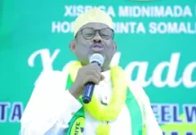 Wuxuunbaan ogaadey inaan Taageerayaal Badan oo Jibaysan ka Hortaagnaa XISBIGA” Wasiir Siciid Sulub.