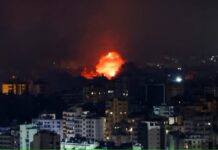 Israa’iil ayaa aroornimadi hore ee Khamiista maanta ah duqeysay batamaha magaalada Beyrut