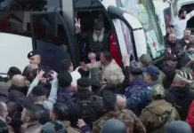 Bas siday maxaabiis Falastiiniyiin ah oo gaaray Ramallah