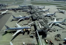 Garoonka diyaaradaha ugu weyn Ingiriiska oo gebi ahaan xidhan maanta