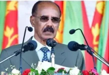 Madaxweynaha Eritrea oo si kulul u dhaleeceeyay Itoobiya. Muxuu yiri?