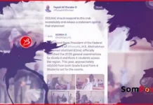 Faysal Cali Waraabe Oo Somaliya Karbaashay + Kashifay Siro Badan