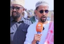 Maareyaha guud e Dekadah Somaliland Cali Diiriye oo sahacabka somaliland fariin udirey, kadib markii