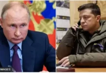 Adigu kaalay  Kyiv”: Zelensky oo u jawaabay Putin